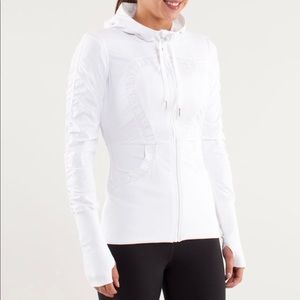 Lululemon dance studio jacket in white